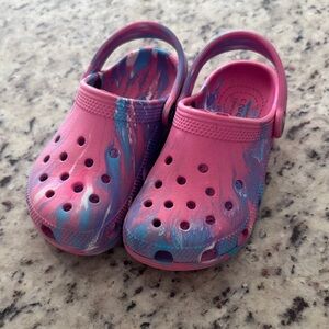 CROCS Kids Shoes in Pink and Purple